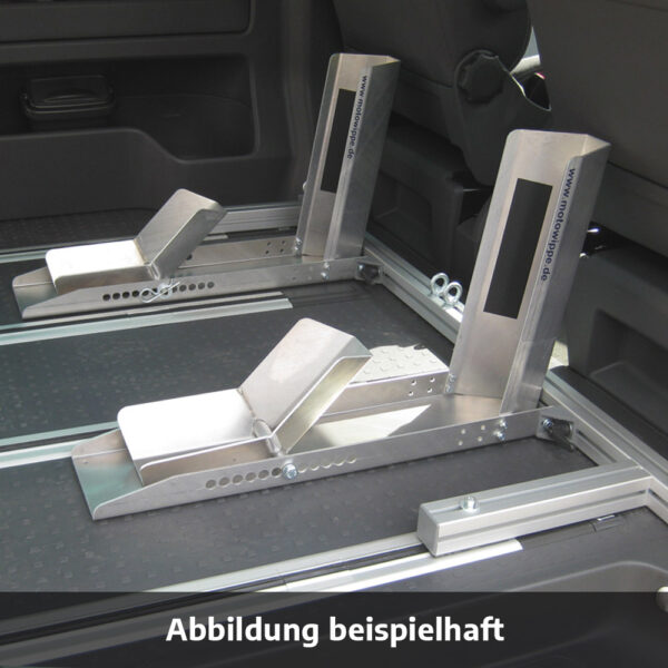 TRUCK TWIN VESPA für VW T5/T6 MUTLIVAN — Motorradwippen-Doppelanlage für Vespas