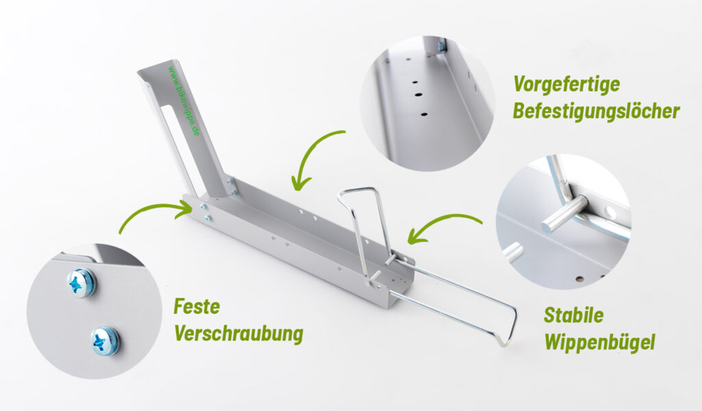 Motowippe Bikewipe Universal - die universale Lösung als Präsentationständer